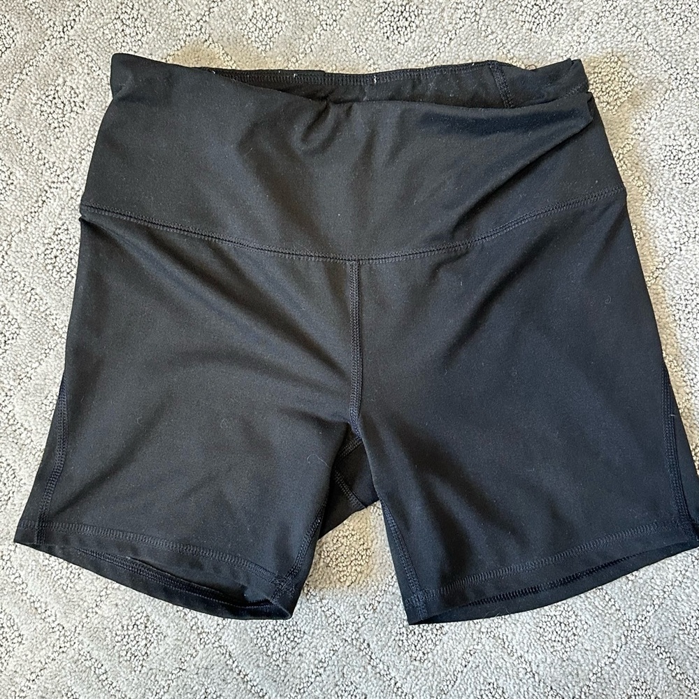 DSG Black High-Rise Bike Shorts